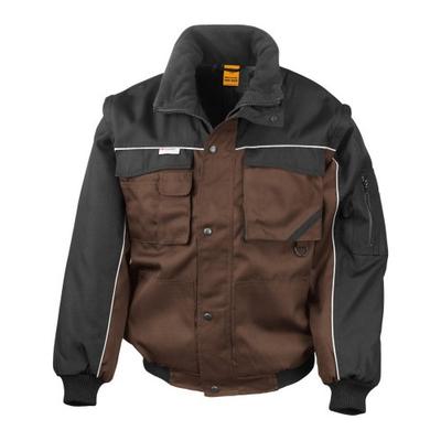 Mens Workguard Zip Sleeve Heavy Duty Water Repellent Windproof Jacket
