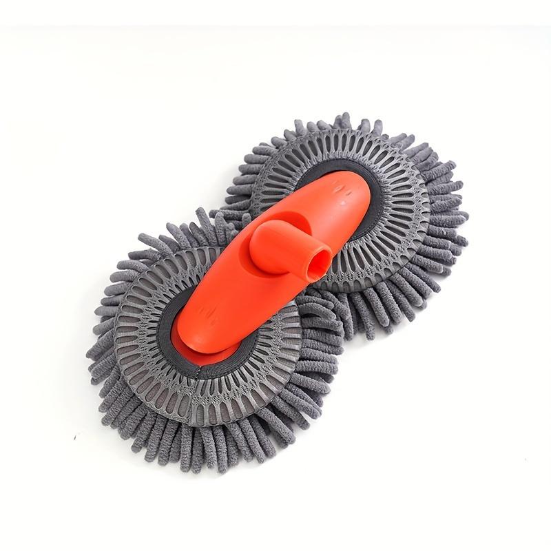 Super Soft Micro Fiber Retractable Car Cleaning Brush Head 360° Flexible, Scratch-Free for Vehicles, RVs, Trucks & Glass