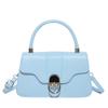 Urban Minimalist Pu Crossbody Bag For Daily Use With Lock Closure And Phone Pocket
