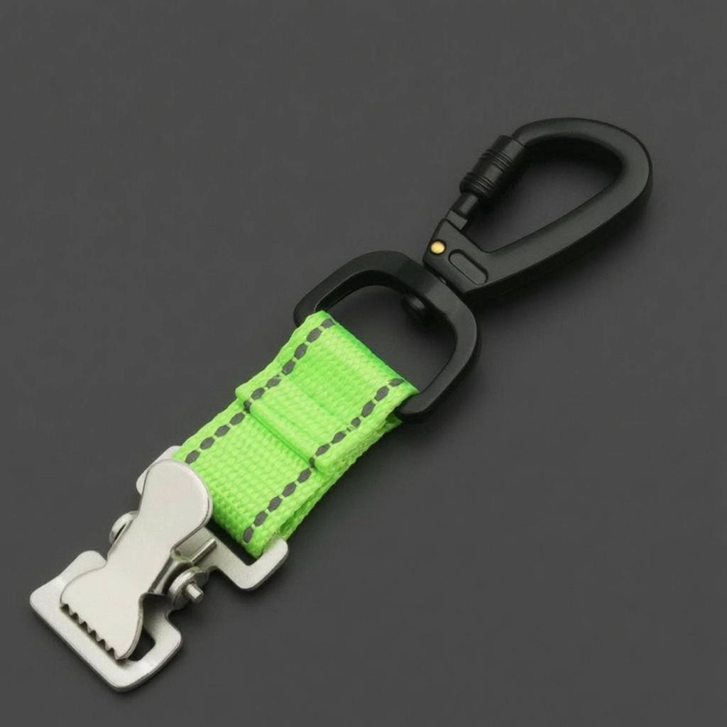 Double Hook Clip Portable Grip Fastener Easy to Use Carabiner Glove