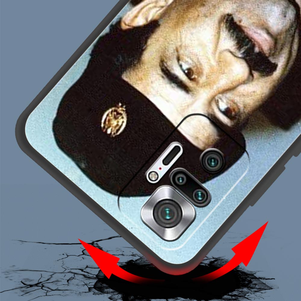 Arabic Iraq Saddam Hussein Phone Case For Xiaomi Redmi Note 14 13 5G 10 11 12 Pro Plus 4G 14C 13C 12C 10C Black Cover