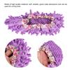 1 Piece Reusable Detachable Washable Household Floor Cleaning Slipper Mop Shoes Cover (Coffee)