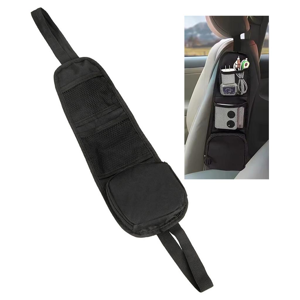 Universal Car Seat Side Organizer Multi-Pocket Automotive Front Seat Organizer for Cars SUV & Truck