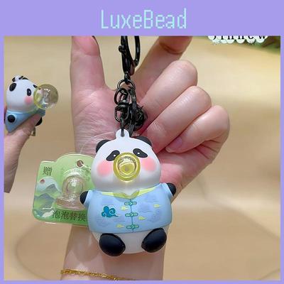 Portachiavi in Silicone Panda di Seconda Generazione con Funzione Bolle per Collezionisti e Accessori per Chiavi