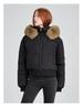 Women's Faux Fur Hooded Down Jacket - 2025 Winter Short Puffer Coat