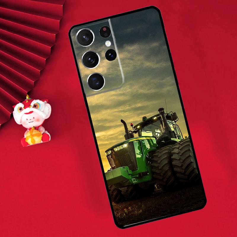 Farm Vehicle Tractor Case For Samsung Galaxy S24 Ultra S22 S23 Plus Note 10 Note 20 S8 S9 S10 S20 S21 FE Cover
