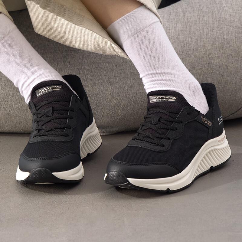 Skechers Women s 117627-BLK Casual Sport Shoes 6.5
