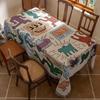 Yudu HC Graffiti Cotton Tassel Tablecloth & Picnic Mat