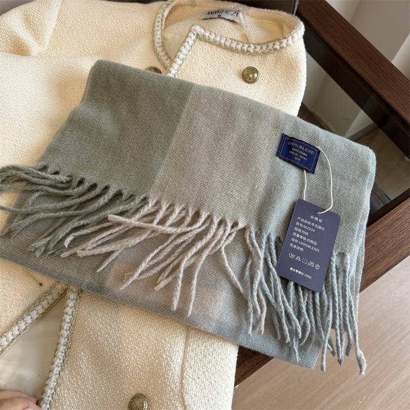 Luxury  Classic England Style For Women Scarf Fashion Stripe Plaid Scarves Tassel Shawls Pashmina Lady Wrap Poncho Stoles