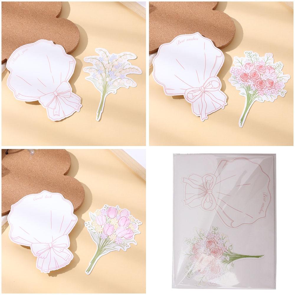 Mini Size Thank You Card DIY Bless Card Ins Cake Decor Tag  Birthday Gift