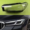 Headlight Cover For BMW 5 Series G30 G38 520 525 530 540 2021 2022 2023 Transparent Lampshade Plexiglass Replace Original Lens