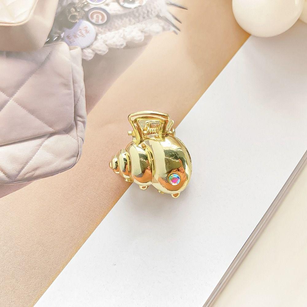 Metal Starfish Hair Claw Hair Clip Mini Hair Claw Retro Shell Hair Crab Clip  Women