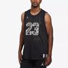 Jordan Digital Brand Logo Comfortable Fashion Sleeveless Basketball Vest Unisex Tops Black CI0304-010