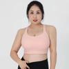 Soutien-gorge de sport à fermeture éclair pour femme, sous-vêtement de sport résistant aux chocs, course à pied, grande taille, Fat Mm, gilet de yoga haute intensité, sans couture, soutien-gorge de fitness push-up