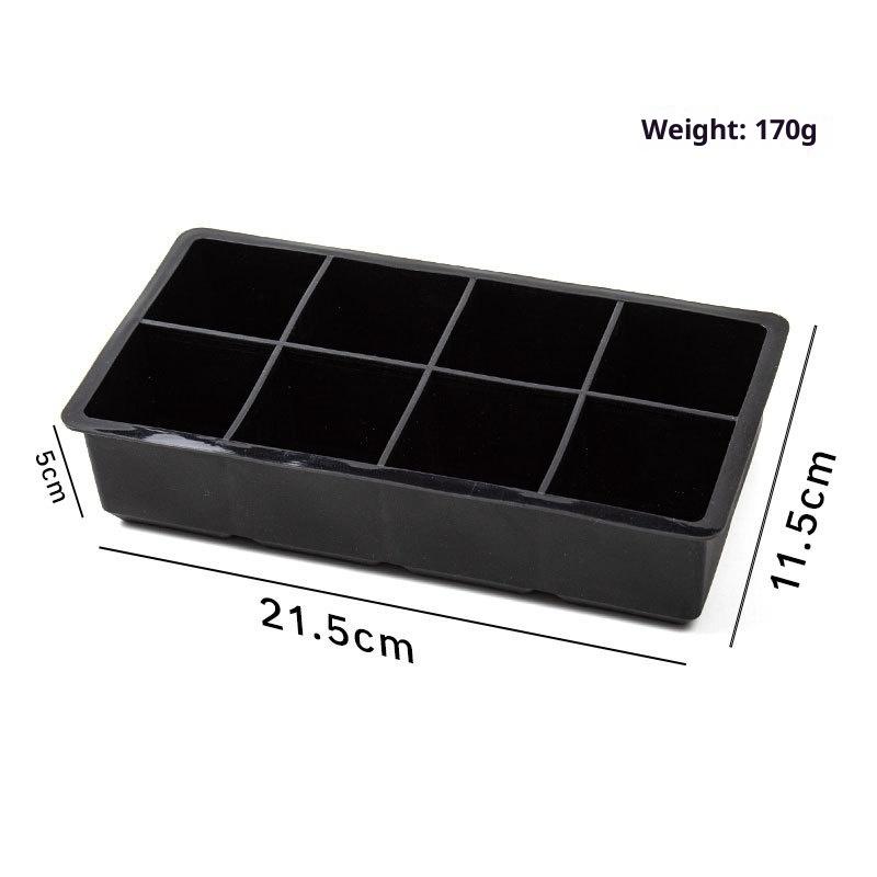 Food Grade Silicone Ice Tray 4/6 Grid Large Cubes Perfect for Summer Parties