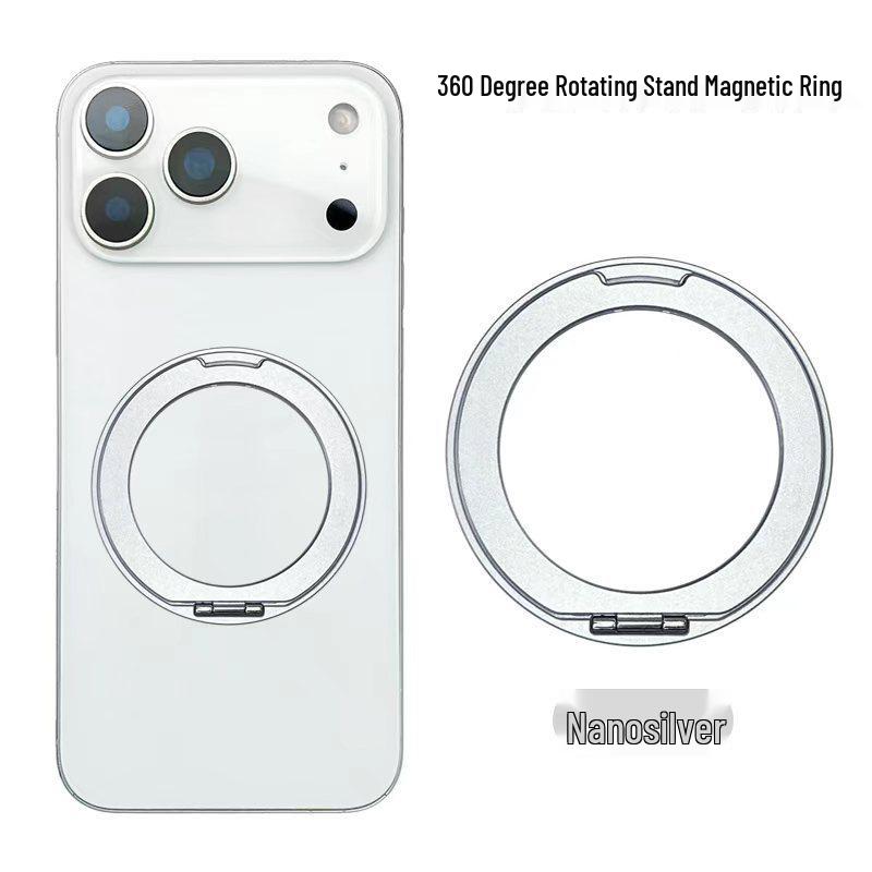 360° Rotating Magnetic Phone Holder & Ring Stand