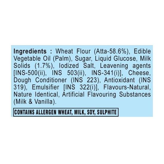 Patanjali Doodh Biscuit, Whole Wheat Milk Cookie, Rich in Fibre, 800 Gm