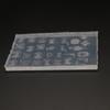 Thin Silicone Nail Art Mold Transparent Bowknot Stamping Plate Nails Stencils DIY Manicure Mould Tools for Manicurists