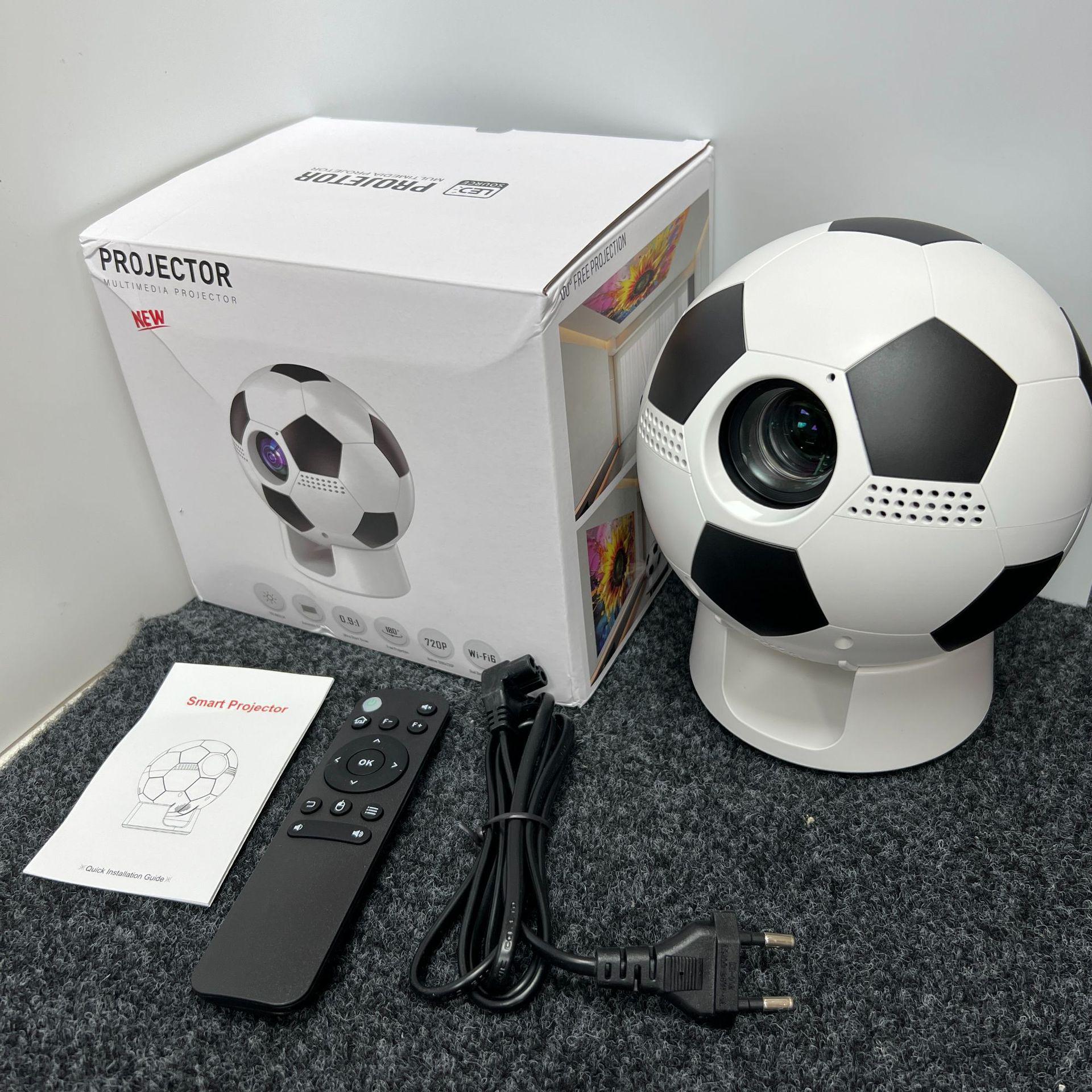 

Cross F20 HD 4K Portable Football Projector with Electric Focus, WiFi, Android, and Gimbal for Home Theater UK Plug білий