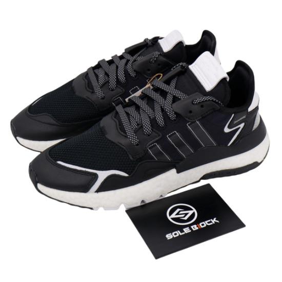 

adidas Nite Jogger Black White Men s FW2055 EU 36 чёрный