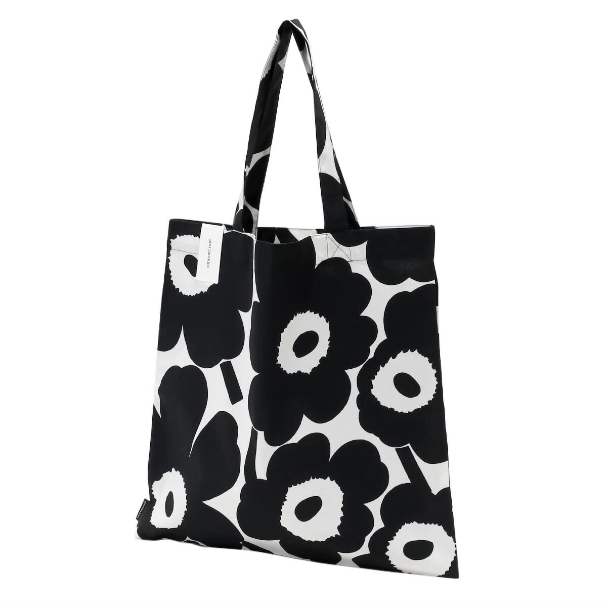 

Tote bag for A4 fabric Pieni black x height width 42cm [Marimekko] women, size, bag, Unikko, white, 067572, 190, 43cm, [Used]