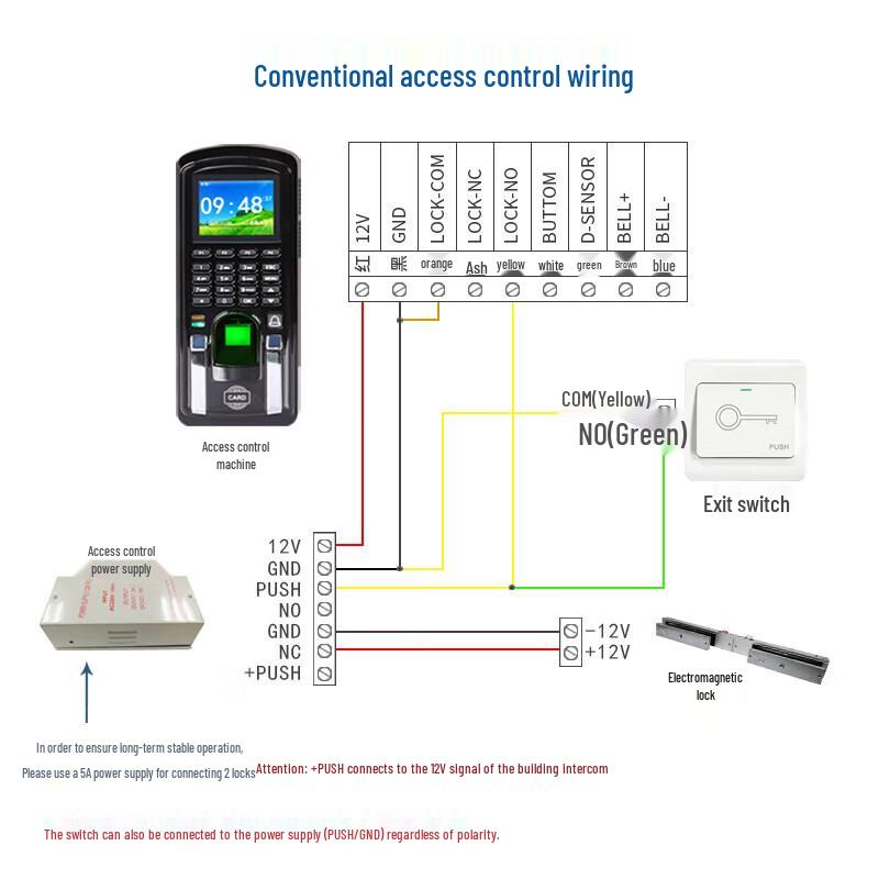 Realand S03ZTC Double Door Magnetic Lock Kit CN plug (adapter included)