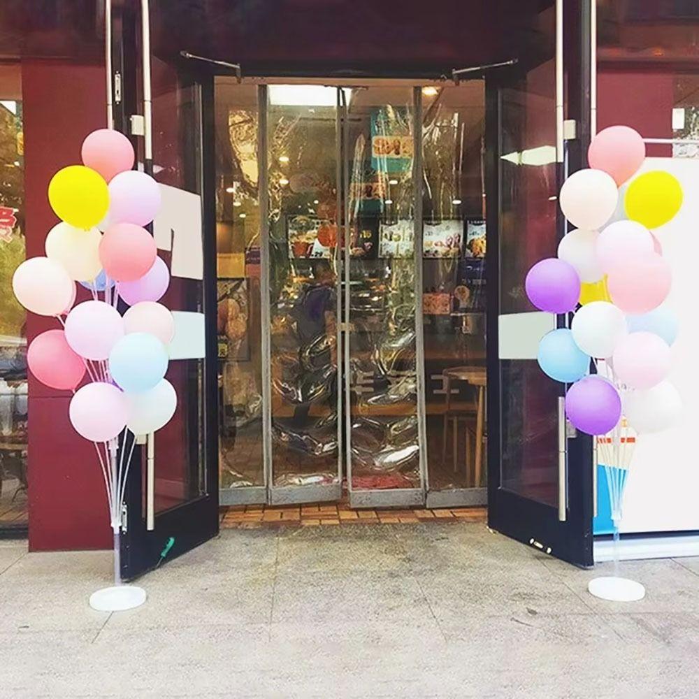 1Pcs Plastic Balloons Stand Stick Tube 160cm With Base Balloon Support Bracket Balloon Holder Wedding Birthday Party Decoration