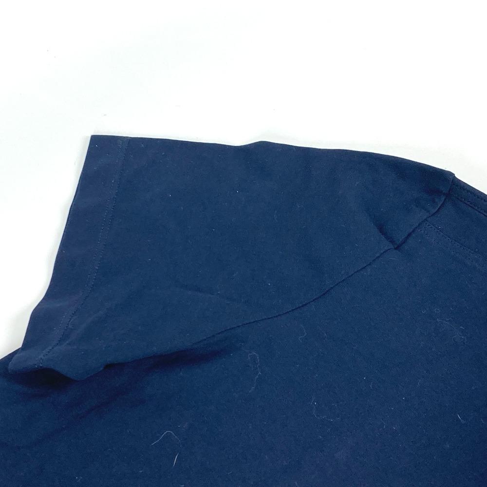 HERMES pocket apparel tops short sleeves Short sleeve T-shirt cotton Navy