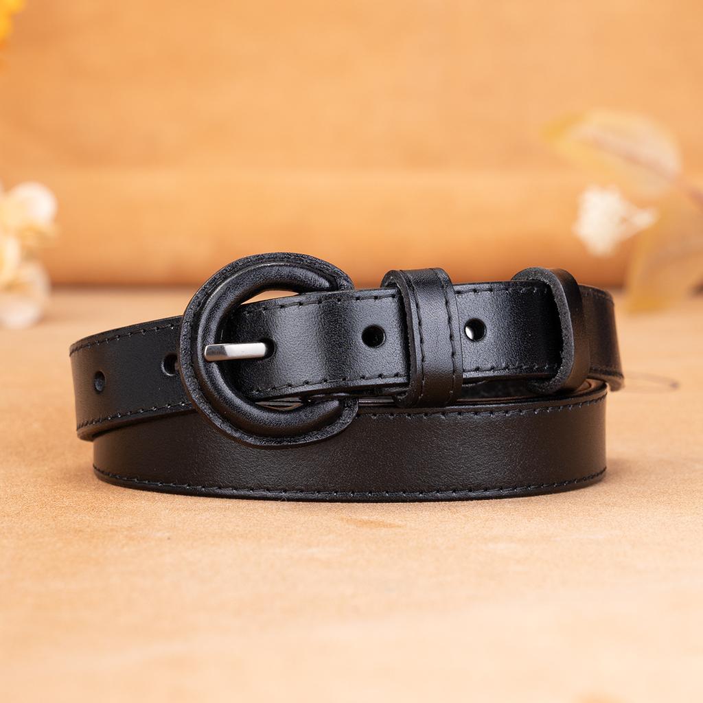 Belt First Layer Cowhide Genuine Leather Retro Versatile Tree Paste Leather Pin Buckle Retro Belt Middle-Aged And Young Men'S Belt