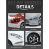 1/24 Benz AMG Alloy Model Car with Sound and Light Feedback Sports Car Model Table Decoration Suitable for Boys As A Gift