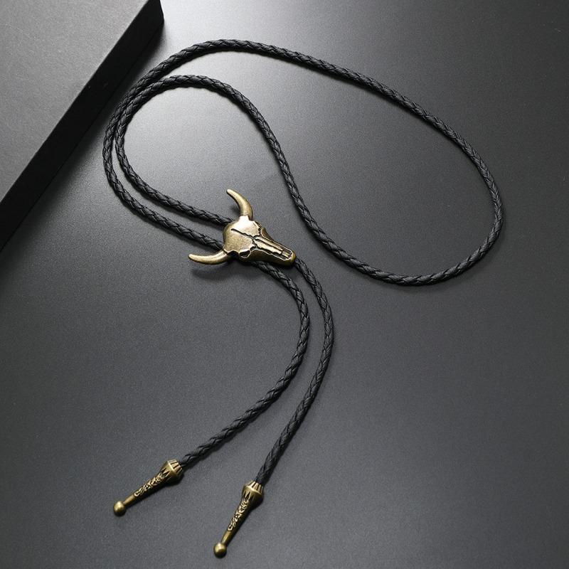 Fashion Retro Personalized Cow's Head Sweater Chain, Creative Versatile Casual Necklace, Unisex Necklace