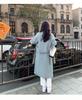 Women's 2025 Autumn/Winter Korean Double-sided Plush Wool Coat - Loose, Mid-length, Hepburn Style