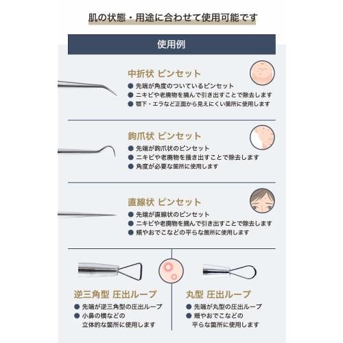 Extractorul de puncte negre, Pensete, Echipament Medical General, Pensete pentru puncte negre, Stick pentru față, Acnee, Extractor comedoane din oțel inoxidabil, Punct negru, Colț