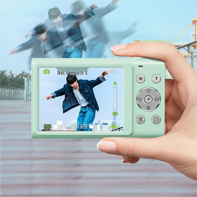4K HD Digital Kids Camera, Home & Selfie Use, Mini Student Model DC402