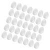 60Pcs Easter DIY Foam Eggs White Smooth Foam Crafts for Painting Decorating Creative Art Projects Holiday Craft Supplies