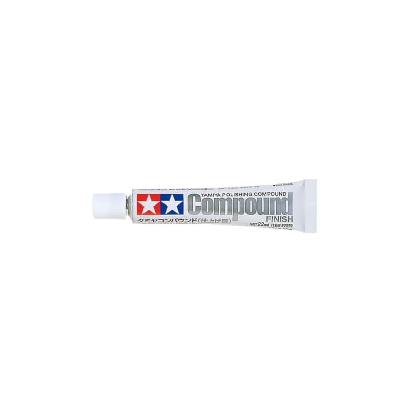 Tamiya Makeup Materials Series No. 70 Tamiya Compound Finishing Grade 22ml Model Polishing Material 87070