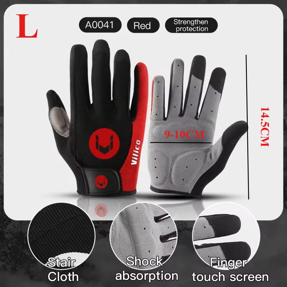Outdoor Cycling  Road Cycling  Sports  Shock Absorption  Half Finger  Breathable Sun Protection Gloves