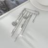 Women Tassel Pins Jewelry Fashion Autumn Winter Coat Brooch Waist Buckle Button Clasps Trouser Leg Decorative Brooch