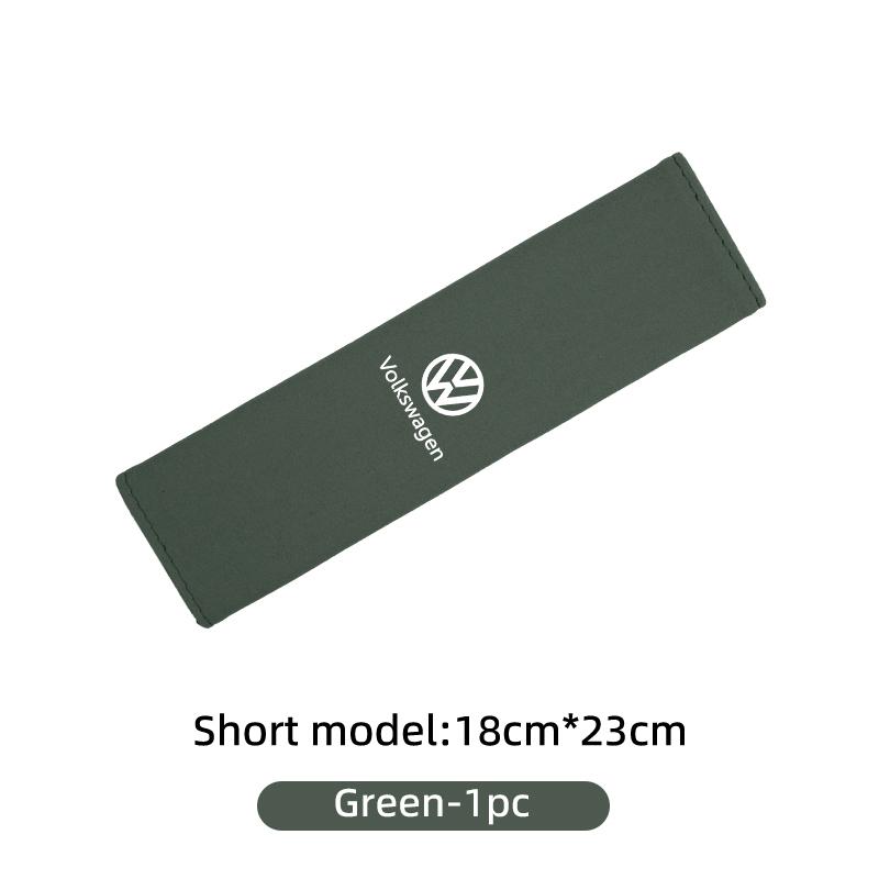 XYZ1 For Volkswagen VW Suede Car Seat Safety Belt Adjustable Shoulder Protector Pad Scirocco Passat Polo B5 B6 B7 CC Tiguan Sharan