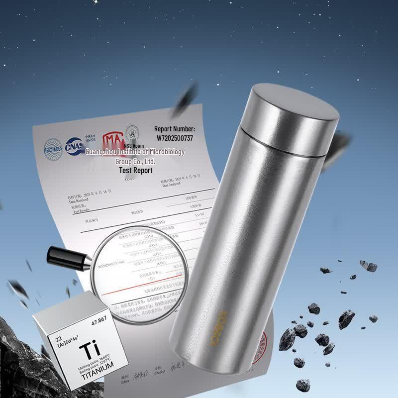KOBACH Simple Business Pure Titanium Insulated Mug 460ml