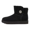 UGG Bailey Snaps Teplé Protišmykové Plyšové Ležérne Krátke Snehule Dámske čižmy Čierne 1127352-BLK