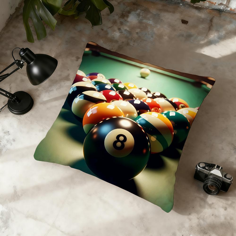 Cool Fashion Billiards Cushion Cover Home Office Convenient Nordic Simplicity Hit With Zipper Cushion Cover