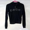VAYLA Europe et États-Unis Nouveau Y2k Rétro "Bebe" Imprimé Rose Rétro Hot Diamant Sexy Décontracté Sweat à Capuche