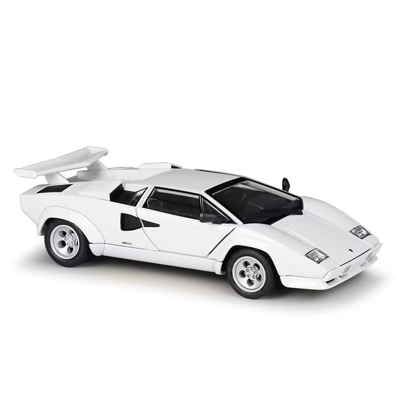 1/24 Высококачественная литая модель автомобиля WELLY Lamborghini Countach LP 5000S Гоночная машина Металлическая экзотическая игрушка из сплава для детской коллекции