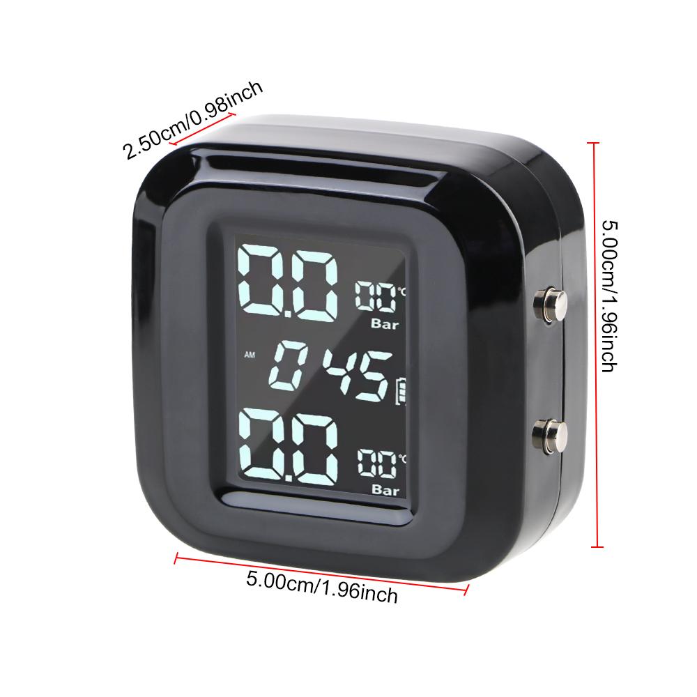 USB Charge Auto Security Alarm Wireless Universal Tire Pressure Sensor Monitor System High Precision Motorcycle TPMS External Sensors