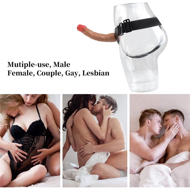 No Egg Detachable Wear Simulation Penis Lesbian Use Sm Anal Plug Anal Supplies Sex Toy Backyard Chrysanthemum