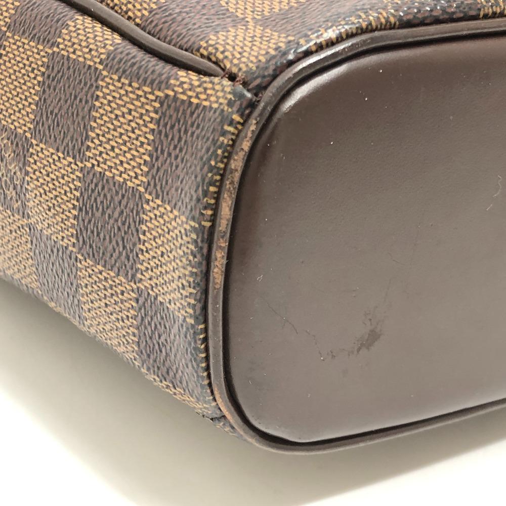 Louis Vuitton N51292 Damier Ipanema GM Pochette Shoulder Bag Canvas Ebene Brown