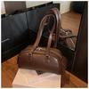 Niche Retro Handheld Underarm Bowling Bag - Women's 2025 Multi-Pocket Single Shoulder Pillow Bag