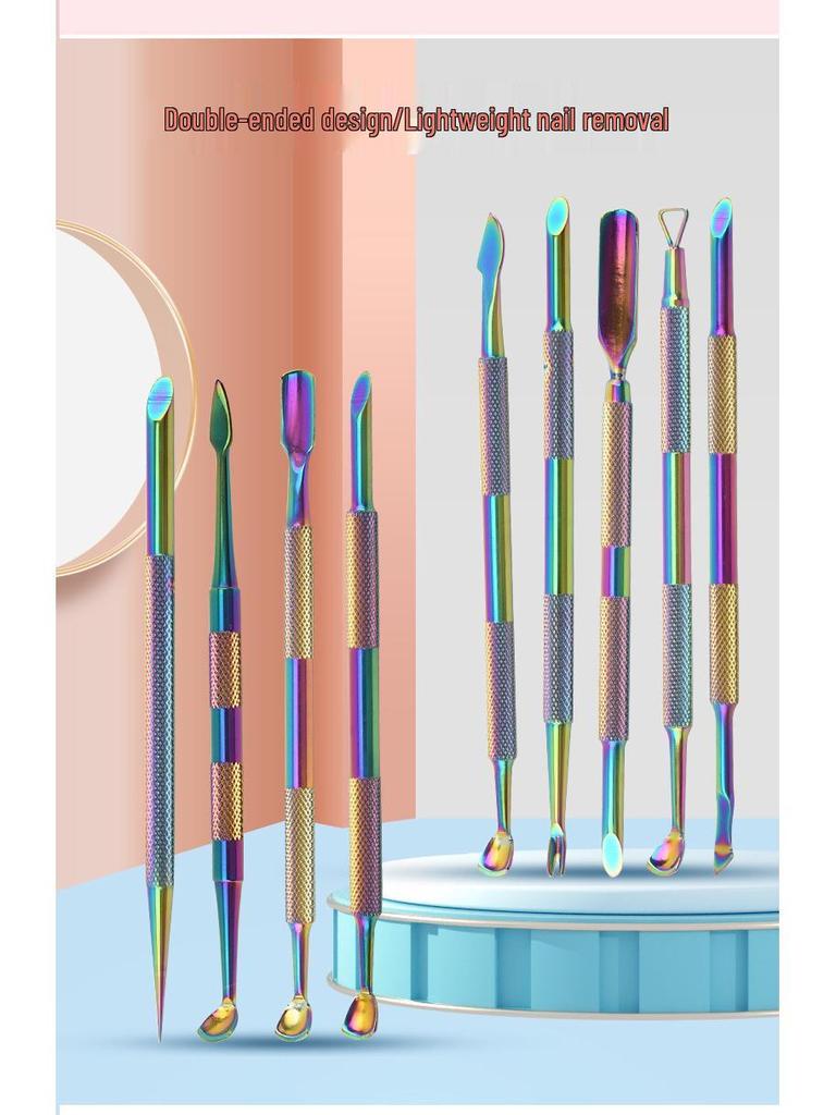 Russian Style Double-Headed Steel Manicure & Cuticle Remover