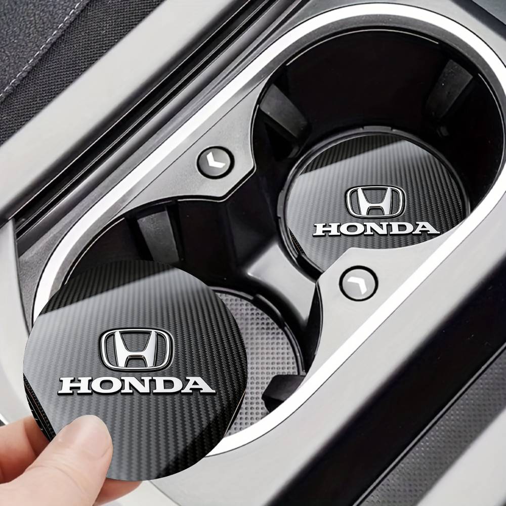 AAADC1 For Honda New Car Cup Holder Anti-Slip Silicone 7cm Insert Coaster Mat Universal Car Accessories Black Fit Most Cars